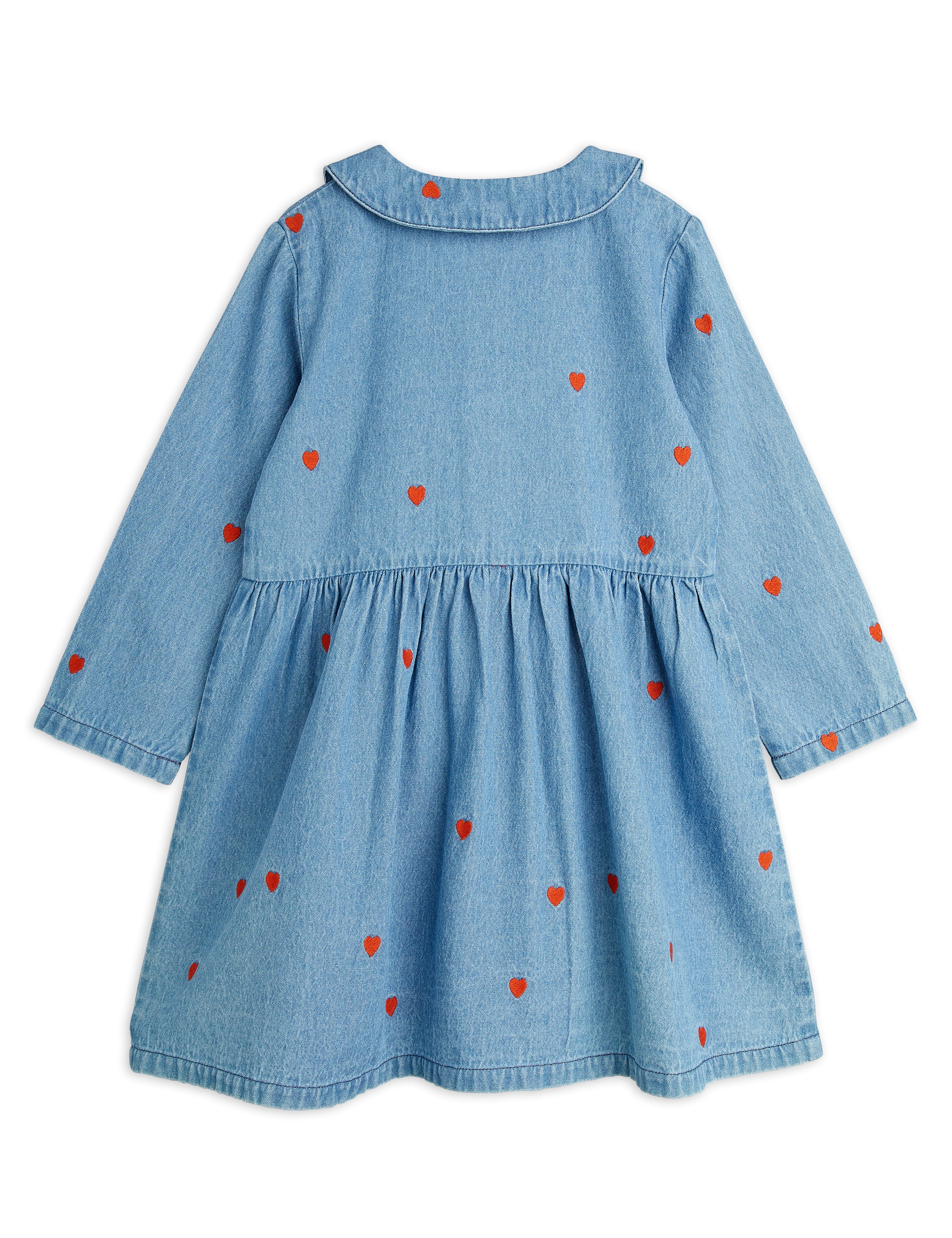MINI RODINI / Mini hearts woven dress