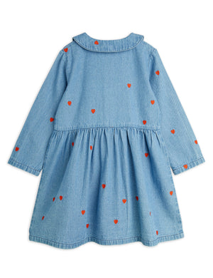 MINI RODINI / Mini hearts woven dress