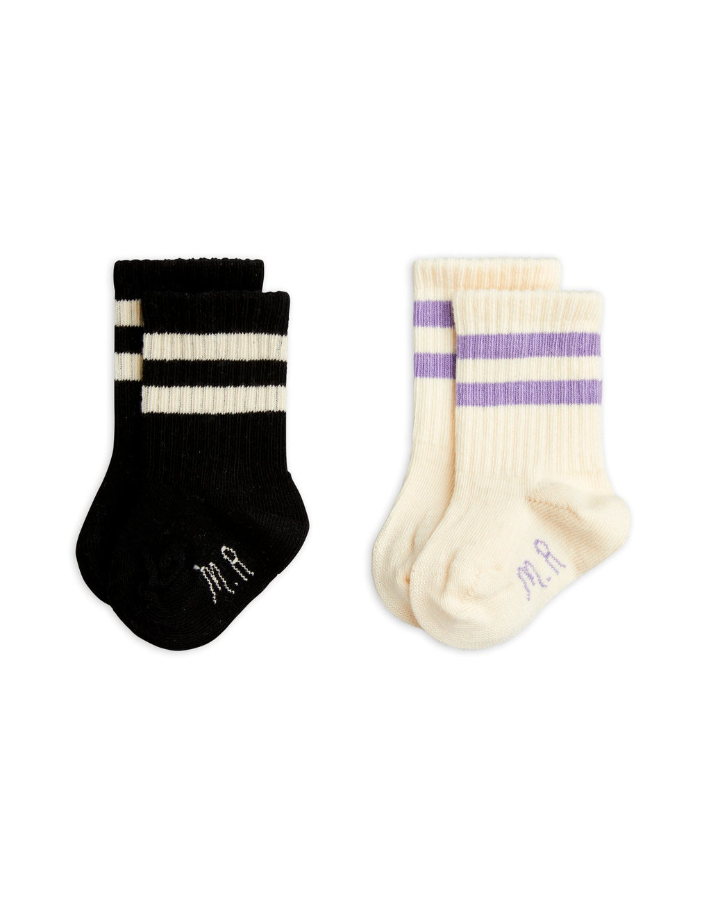 MINI RODINI / Stripe 2-pack socks, BABY