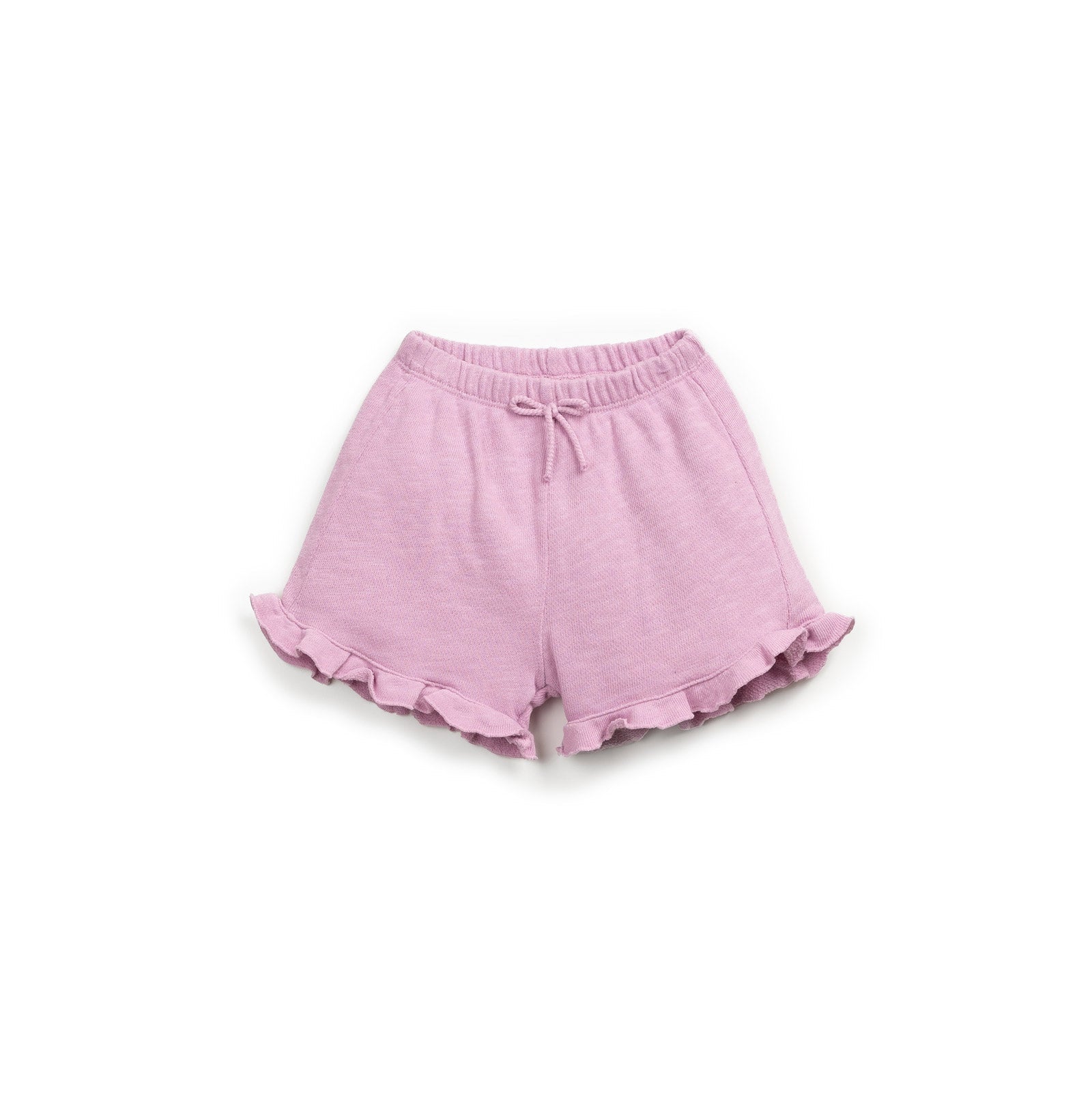 PLAY UP / Fleece Shorts with frill