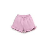 PLAY UP / Fleece Shorts with frill