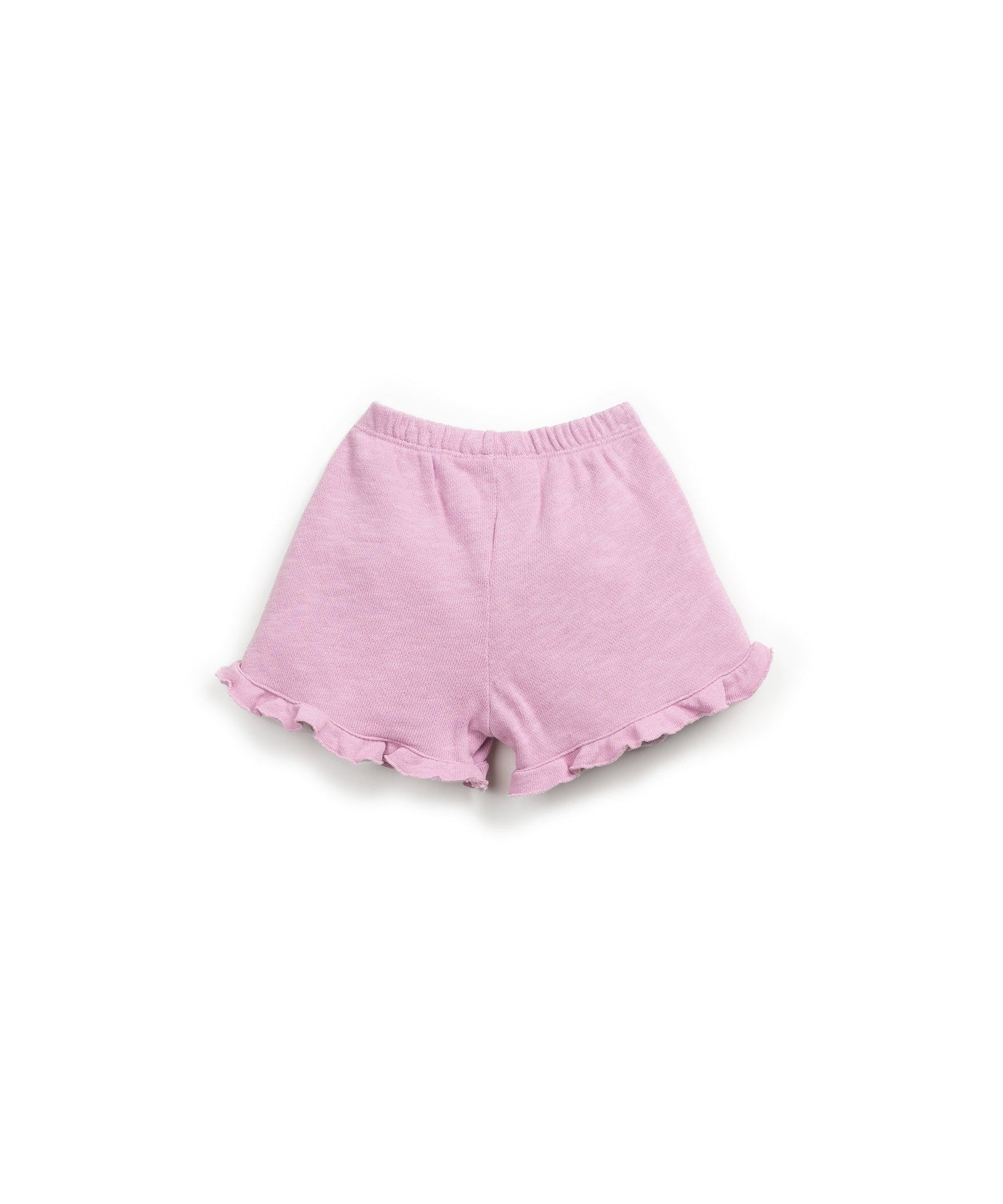 PLAY UP / Fleece Shorts with frill