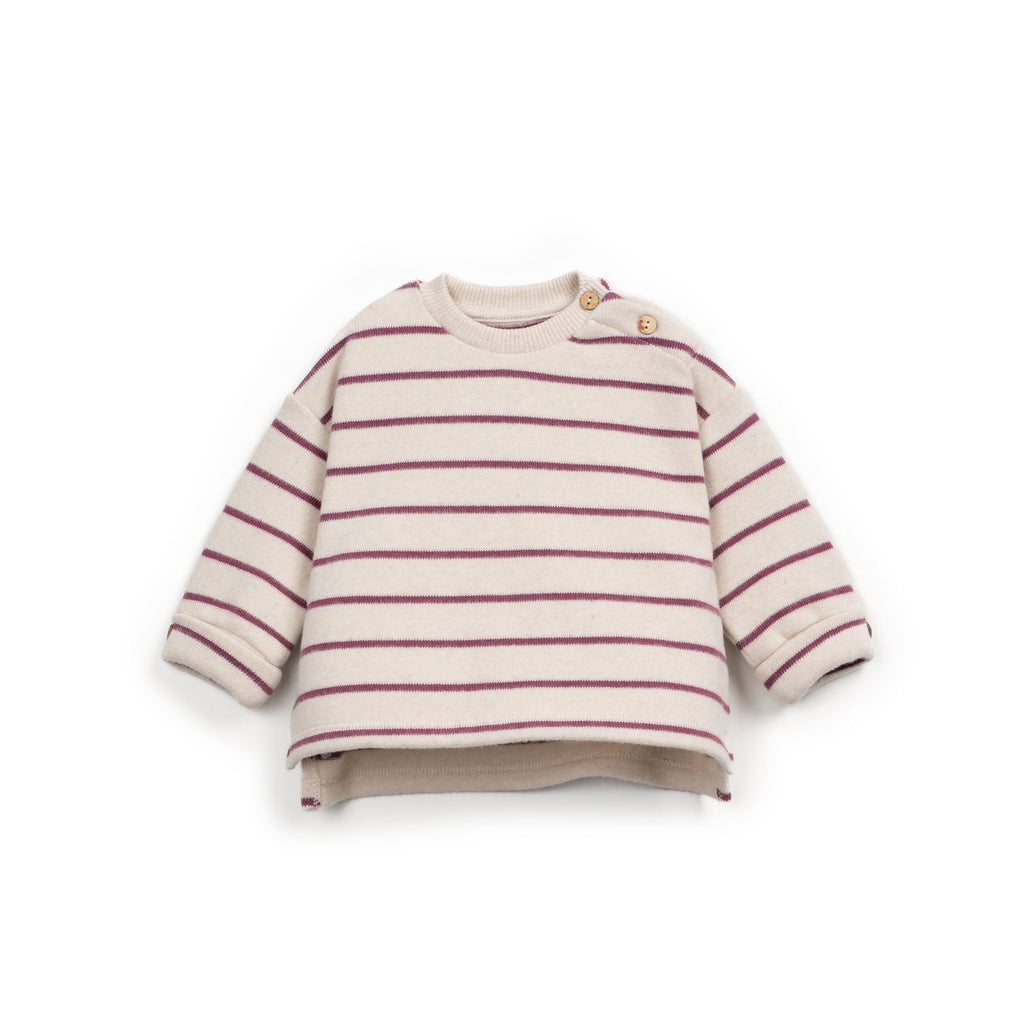PLAY UP / Striped jersey sweat, BABY