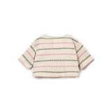 Striped jersey sweater