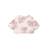 Printed jersey sweater