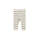 Striped rib leggings