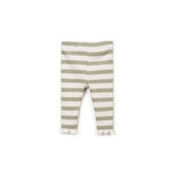 Striped rib leggings
