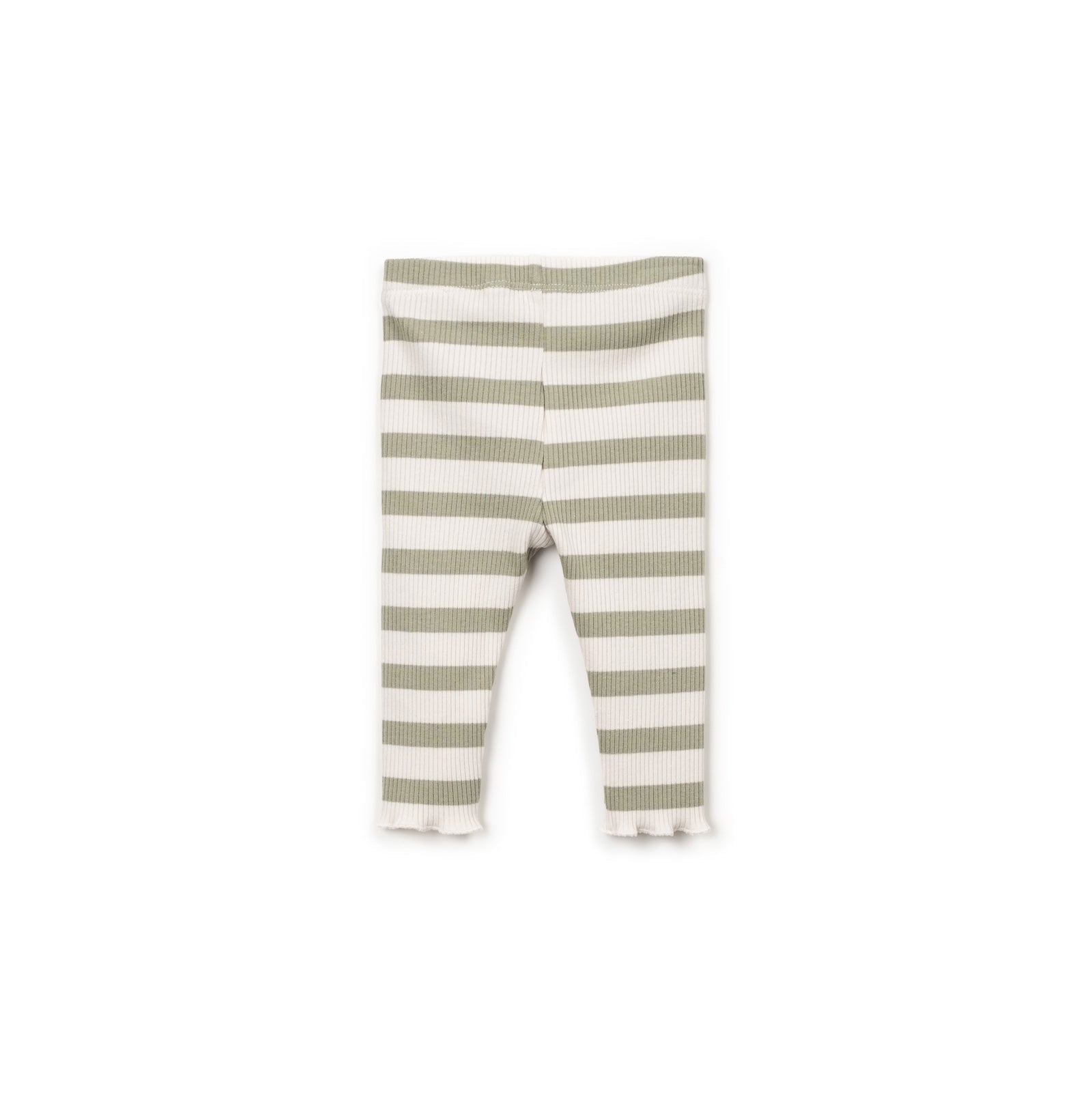 Striped rib leggings