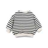 Striped Jersey Sweater - Black