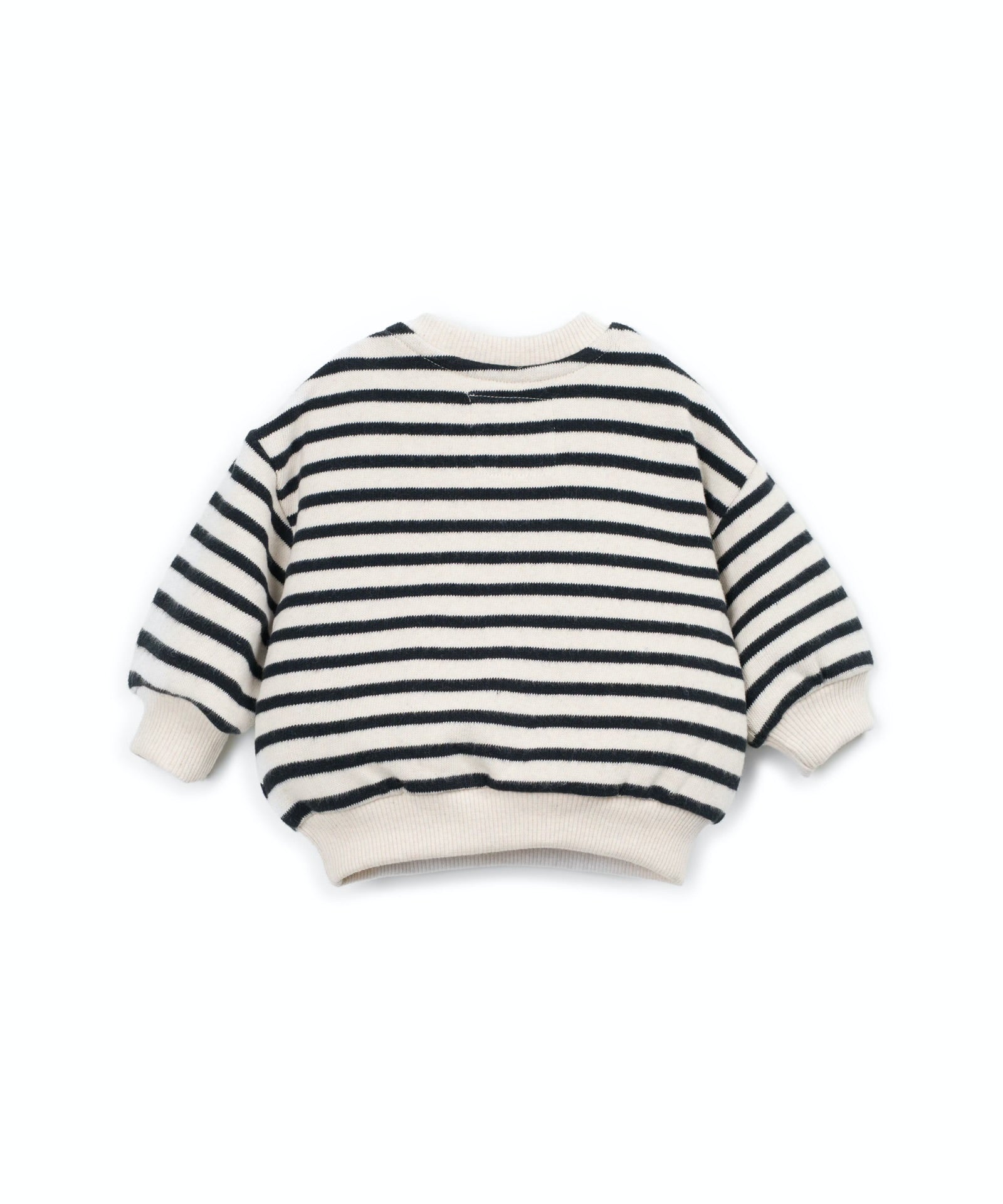 Striped Jersey Sweater - Black
