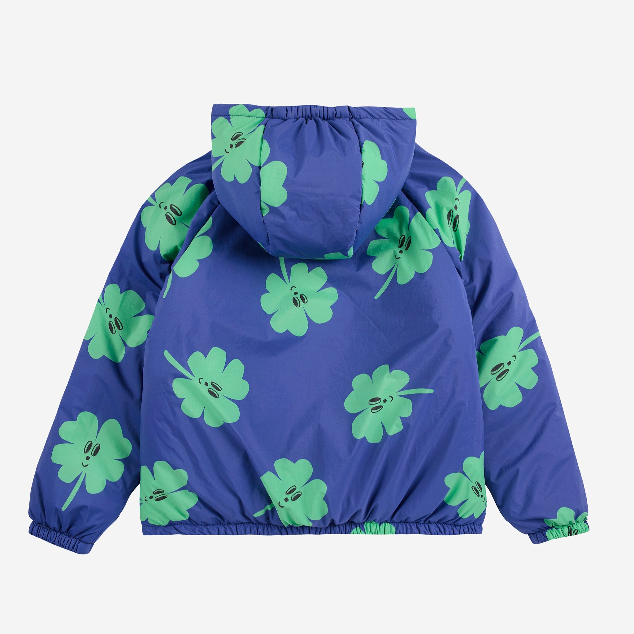 Lucky Clover all over reversible anorak