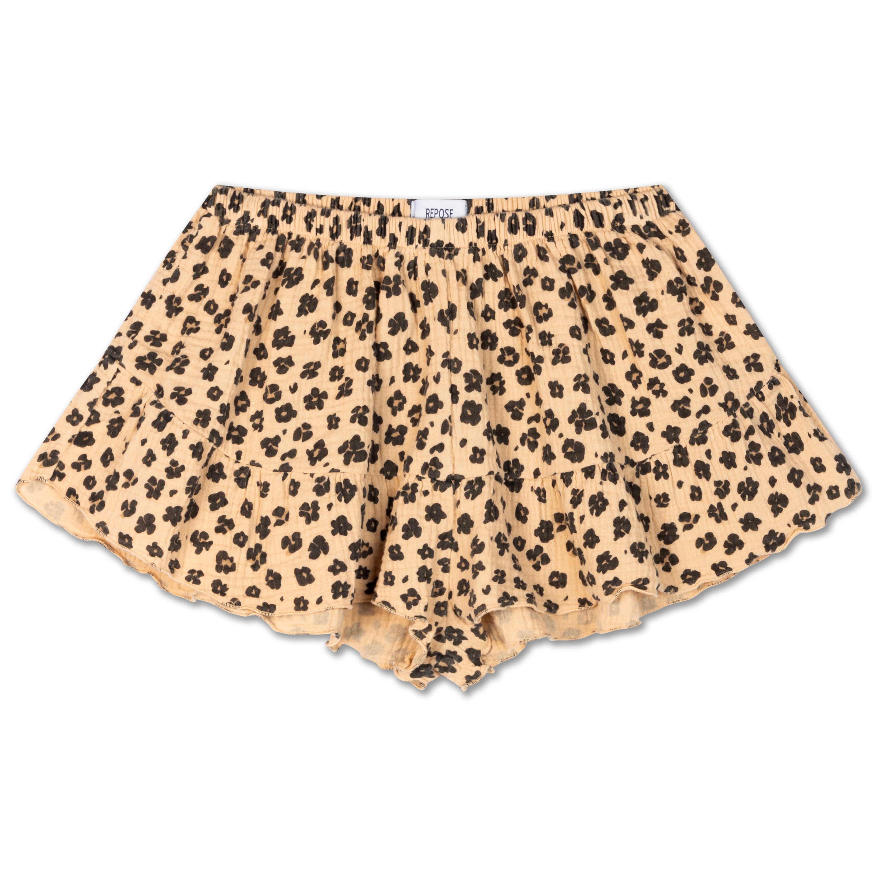 REPOSE / Leopard Flower skirt short LAATSTE; 12jr / 152