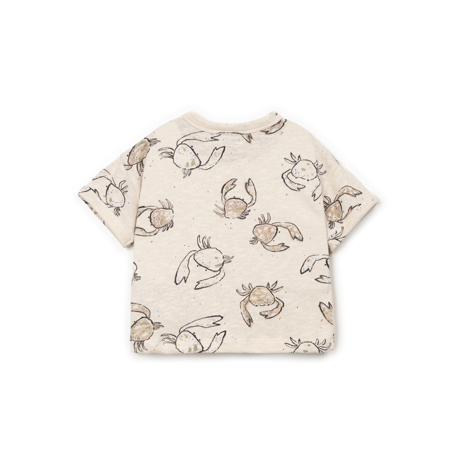 Printed flame jersey shirt