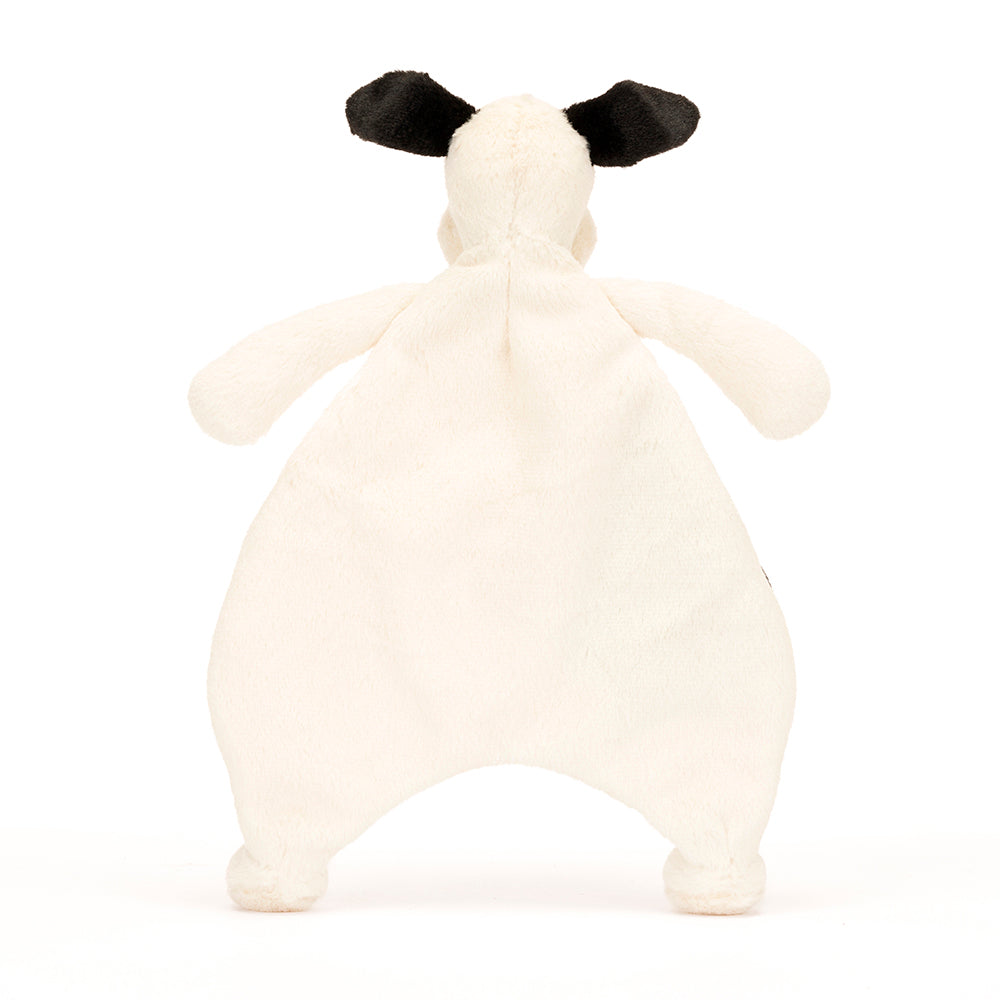 JELLYCAT / Bashfull Black & Cream Puppy Comforter