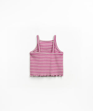 PLAY UP / Striped Rib top LAATSTE 3jr / 98