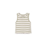 Striped rib top