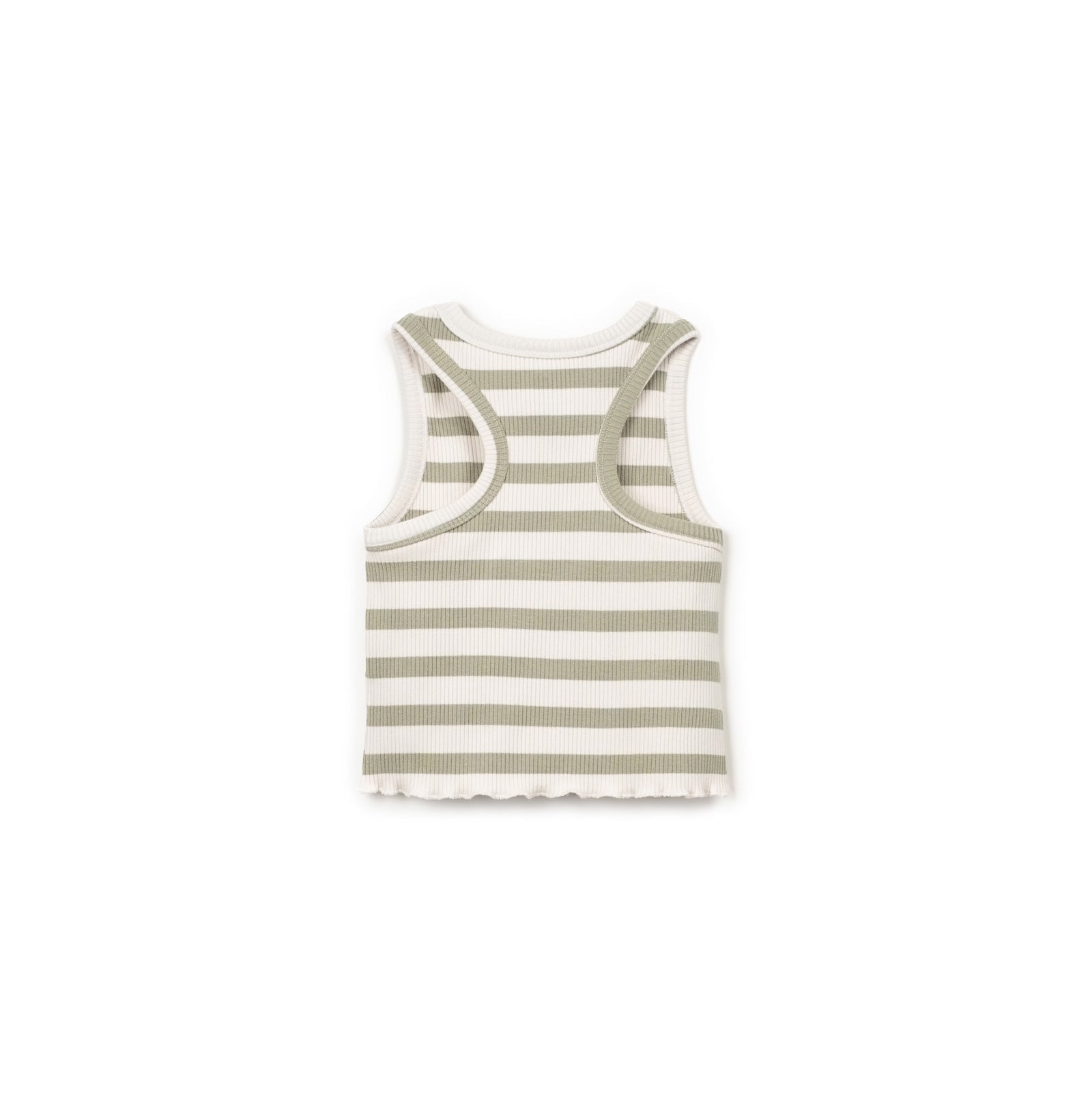 Striped rib top