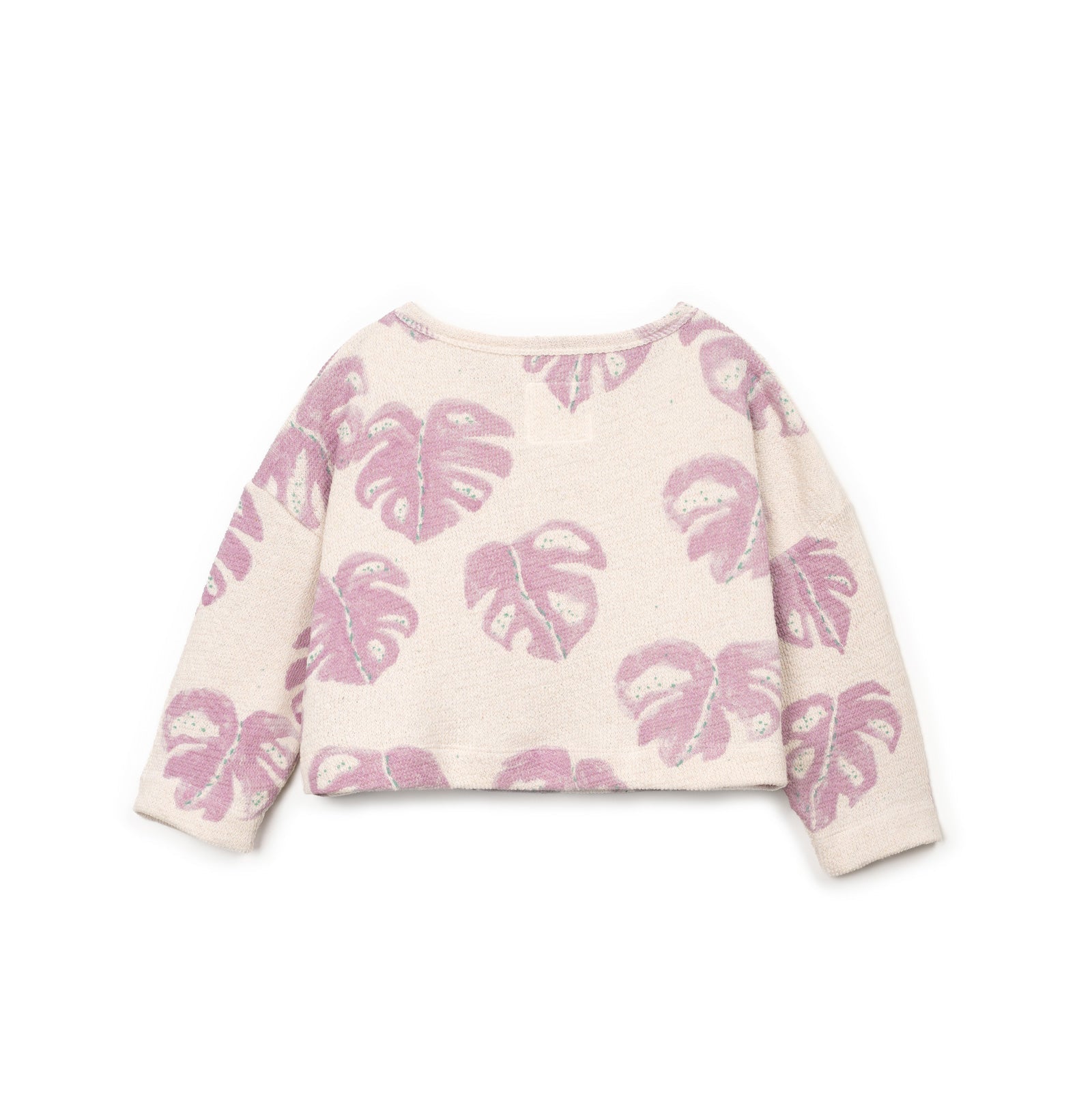 Printed jersey sweater