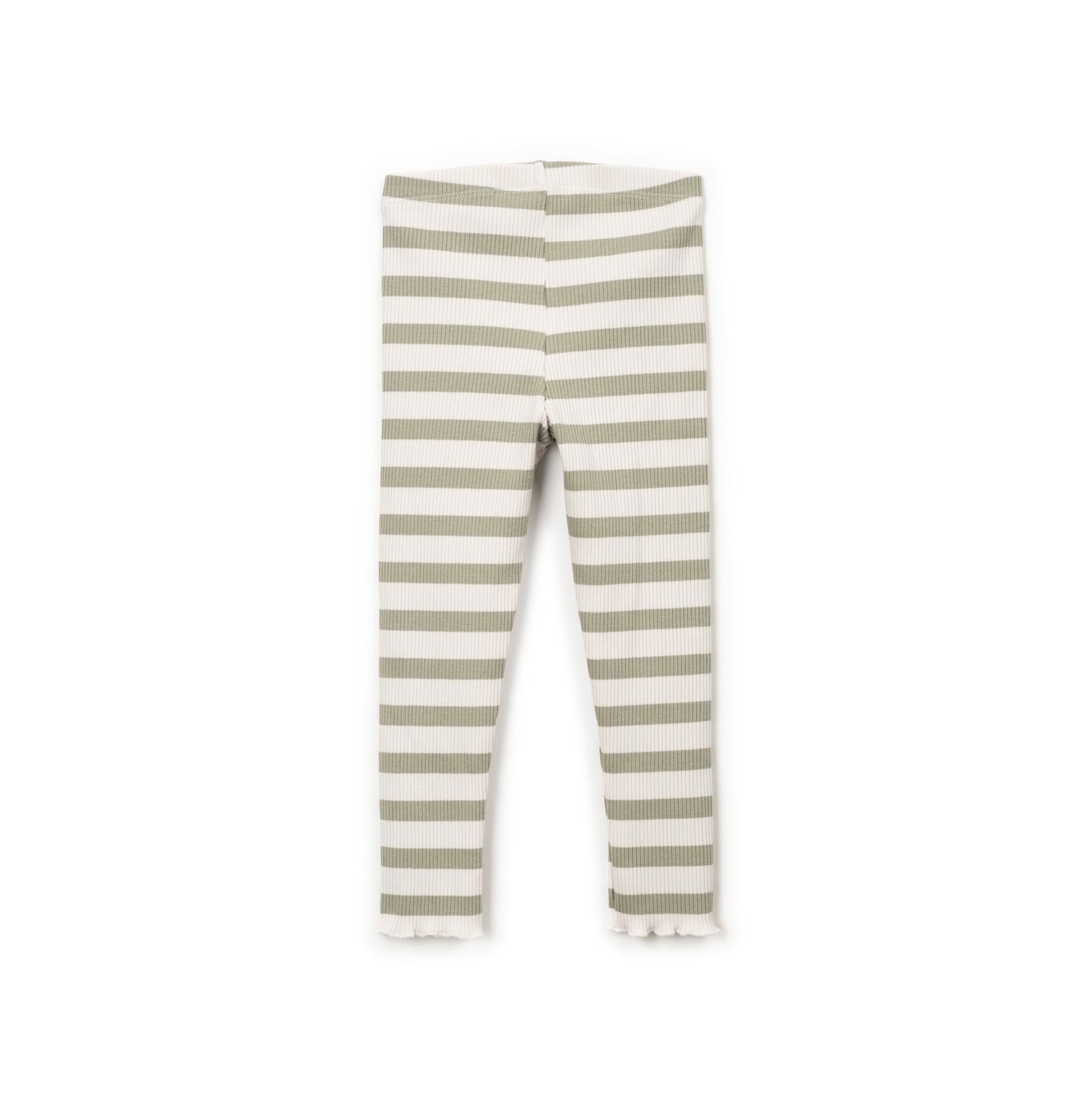 Striped rib leggings