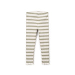 PLAY-UP / Striped rib leggings