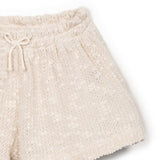 Embellished pique shorts