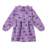 Fancy collar sweat dress