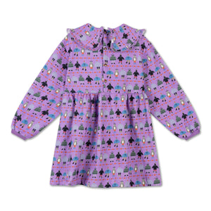REPOSE / Fancy collar sweat dress