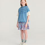 Watercolor ao fleece skirt