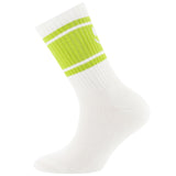 Socks stripes smile - limegroen