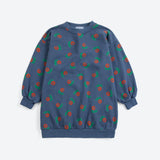 Stamp Bloom ao sweatshirt dress