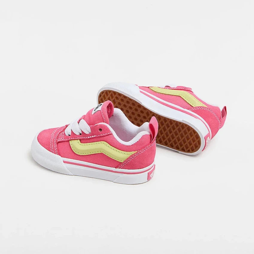 VANS / Knu Skool Elastic Lace Pink/Lime, BABY