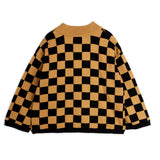 Chess Check knitted sweater