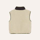 Ecru Teddy Vest