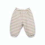 Striped Jersey Trousers - Brown