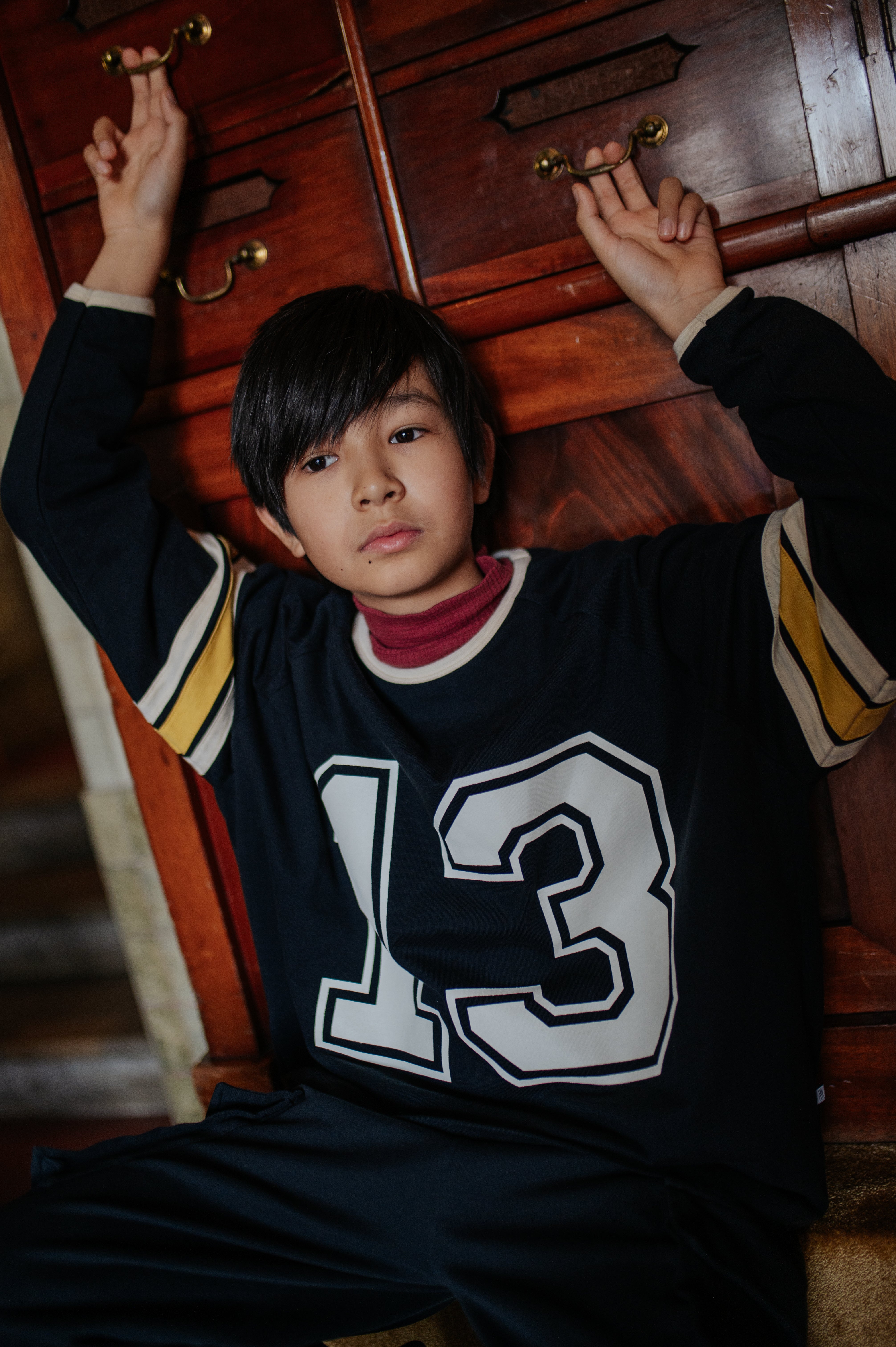 REPOSE / Raglan jersey long sleeve