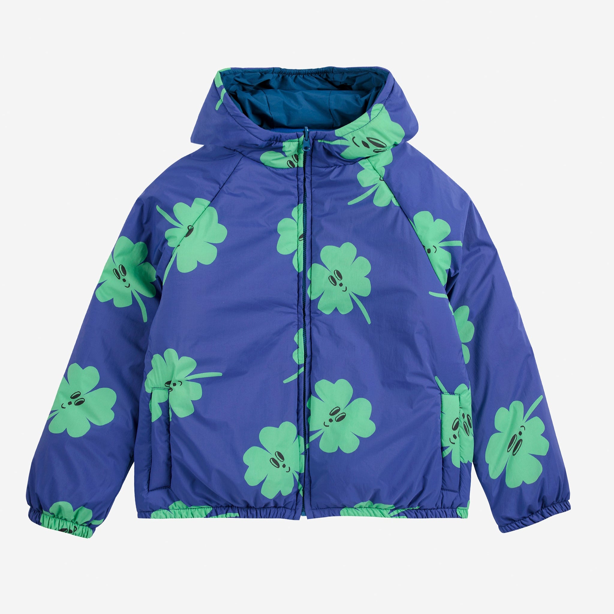 BOBO CHOSES / Lucky Clover all over reversible anorak