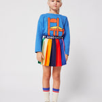BOBO CHOSES / Bobo Color block pleated skirt
