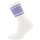 Socks stripes smile - lila