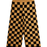 Chess Check knitted trouser