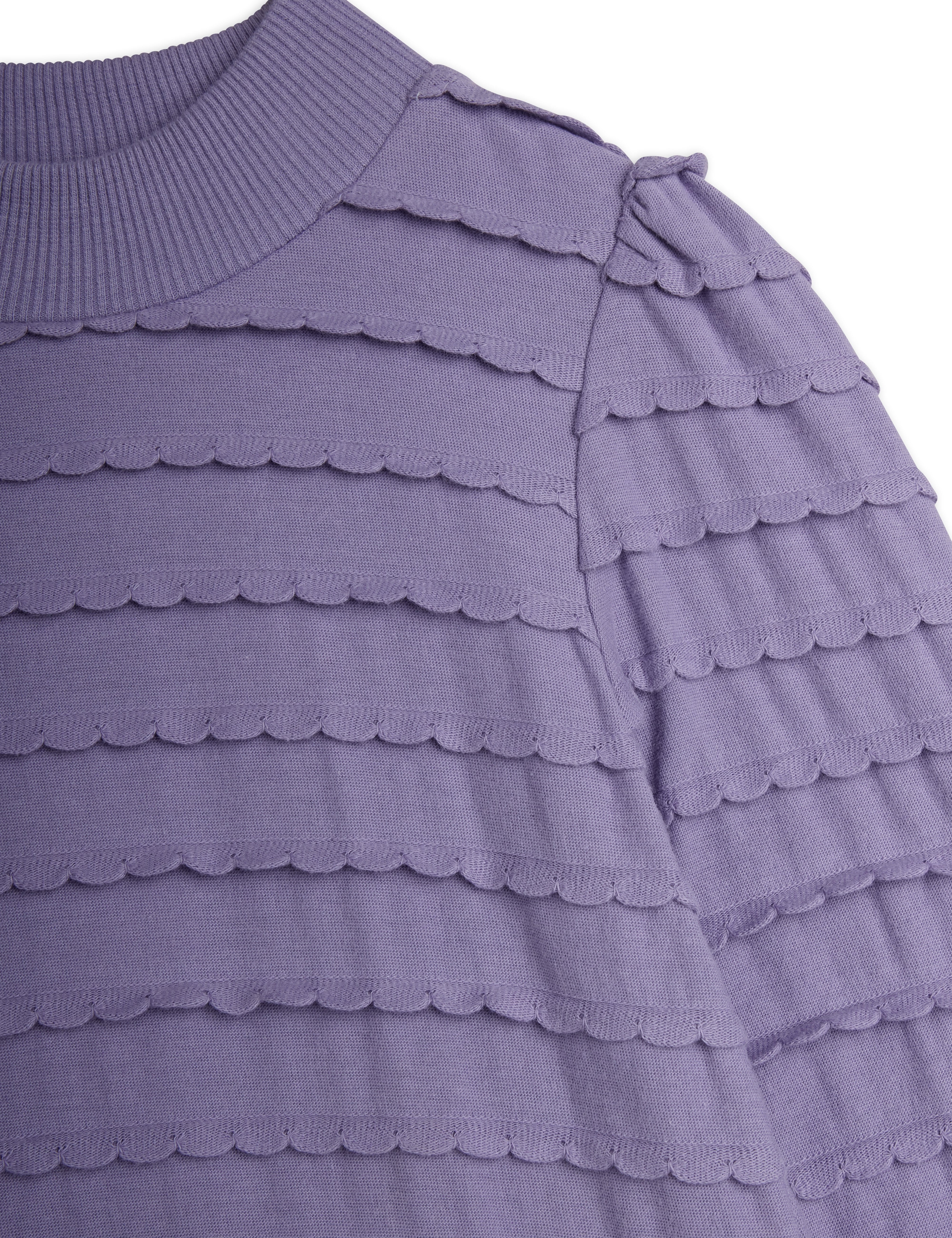Textured Frill dress
