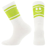 Socks stripes smile - limegroen