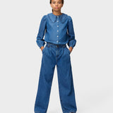 Aeisha - mid blue denim