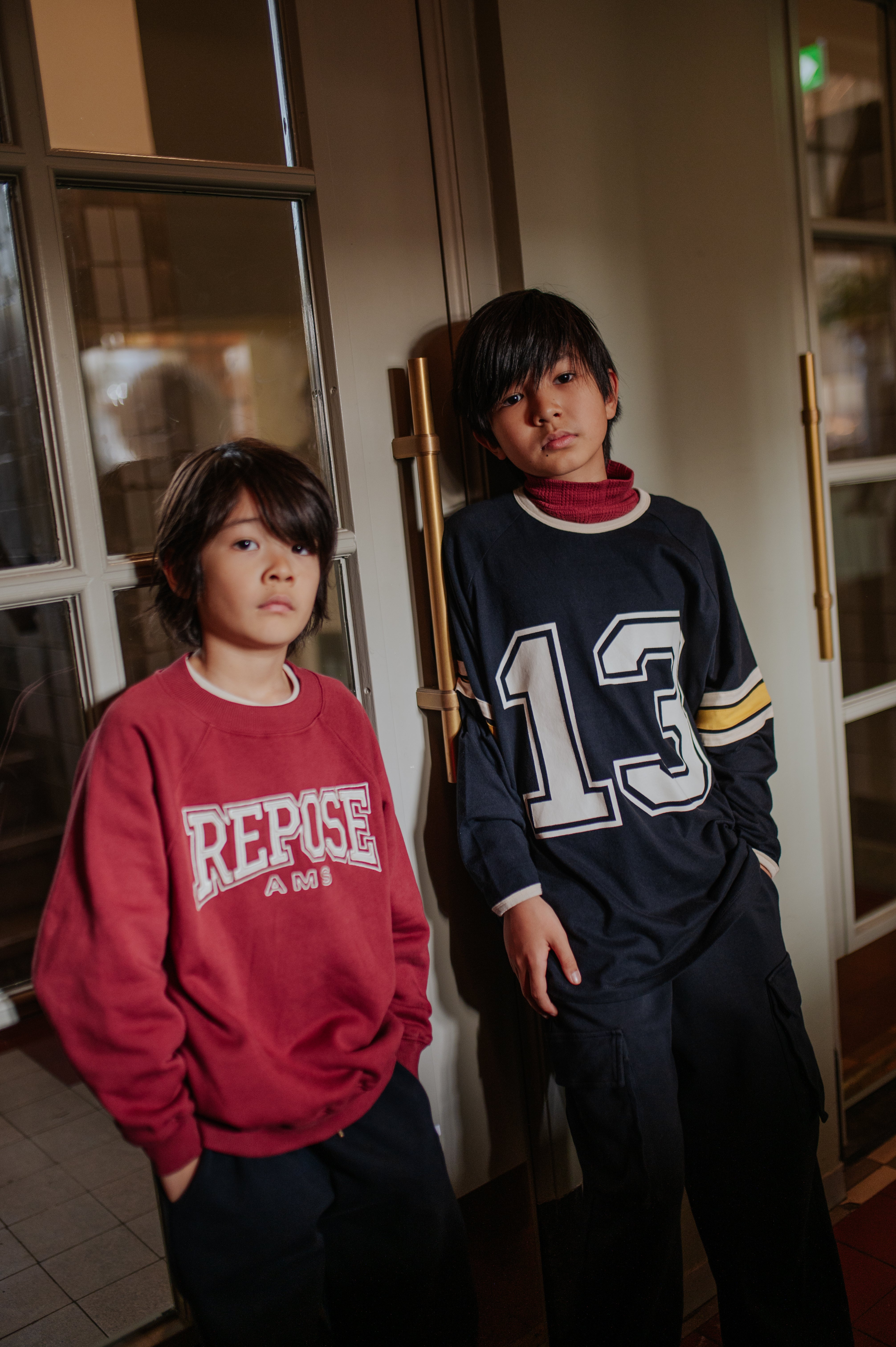 REPOSE / Raglan jersey long sleeve