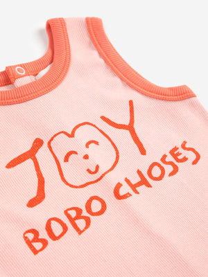 BOBO CHOSES /  Smiling Pink playsuit, BABY