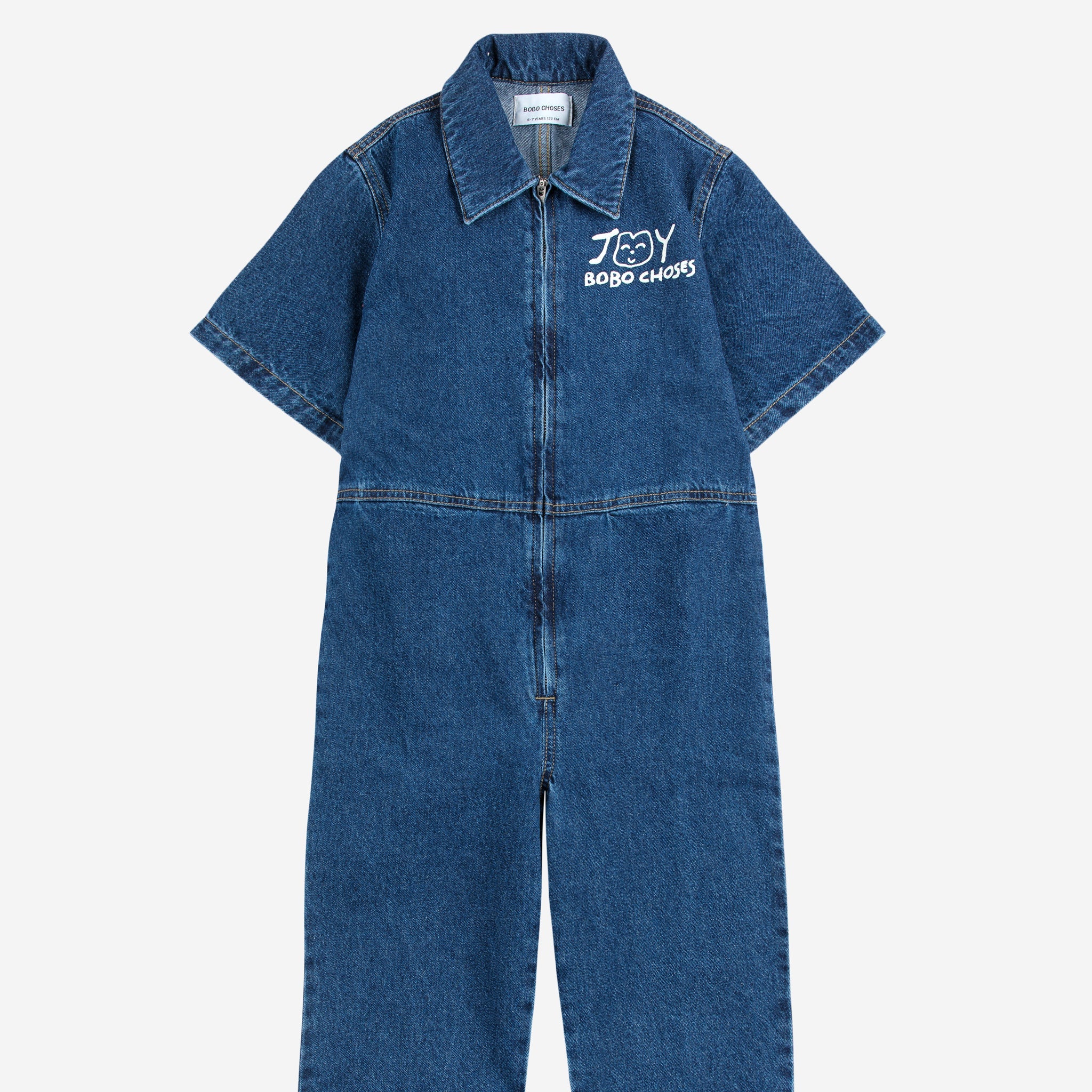 BOBO CHOSES / Smiling Denim overall LAATSTE; 116-122