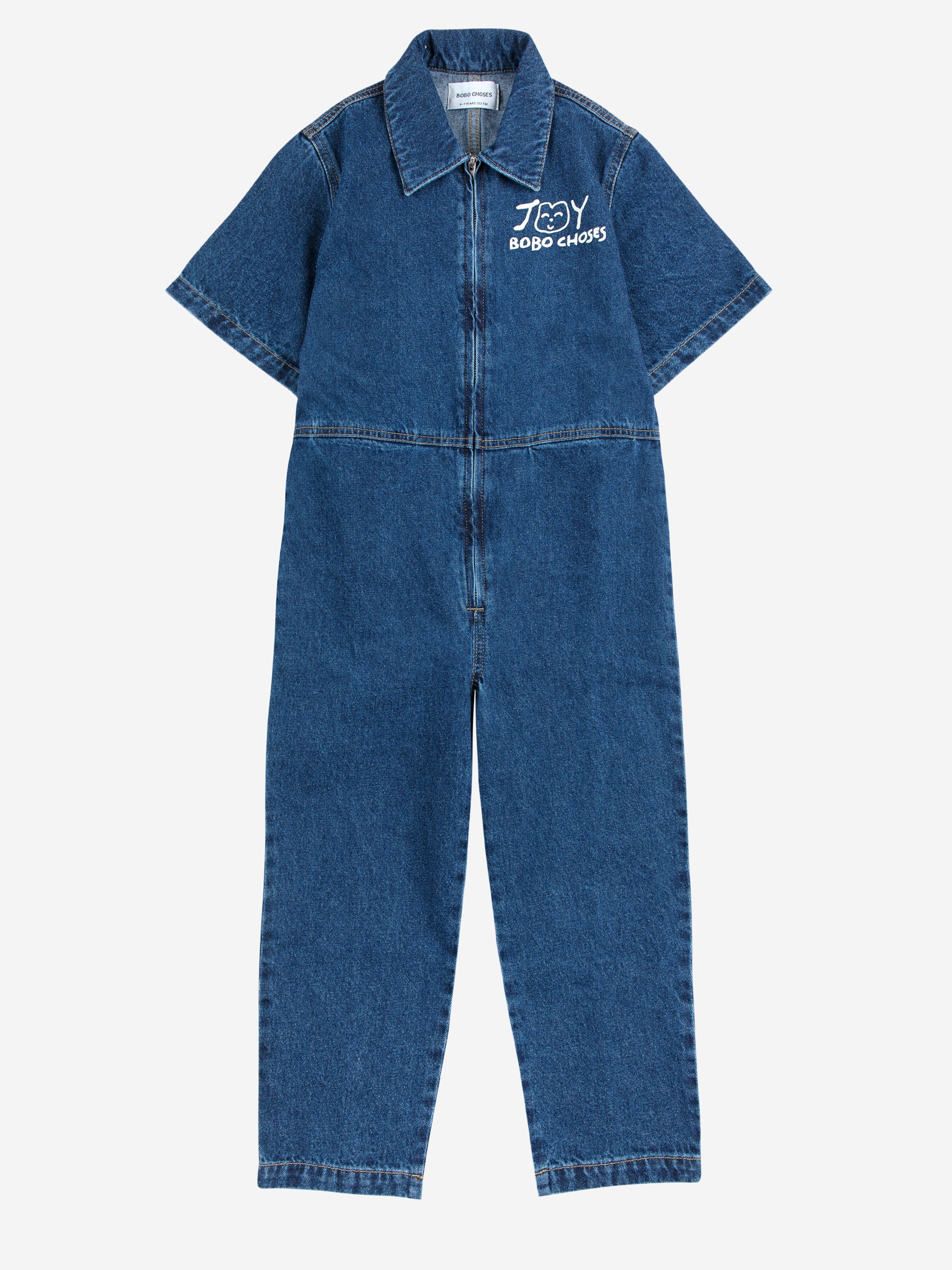 BOBO CHOSES / Smiling Denim overall LAATSTE; 116-122
