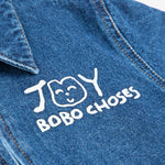 BOBO CHOSES / Smiling Denim overall LAATSTE; 116-122