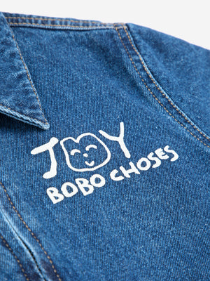 BOBO CHOSES / Smiling Denim overall LAATSTE; 116-122