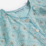 Daisy Mosaic ao woven top