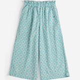 Daisy Mosaic ao woven culotte pants